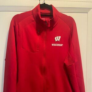 Antigua Woman’s Full Zip Jacket 2XL Wisconsin Badgers